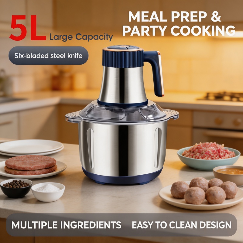 Baby Food Meat - 5L Electric Meat Grinders 304 Stainless