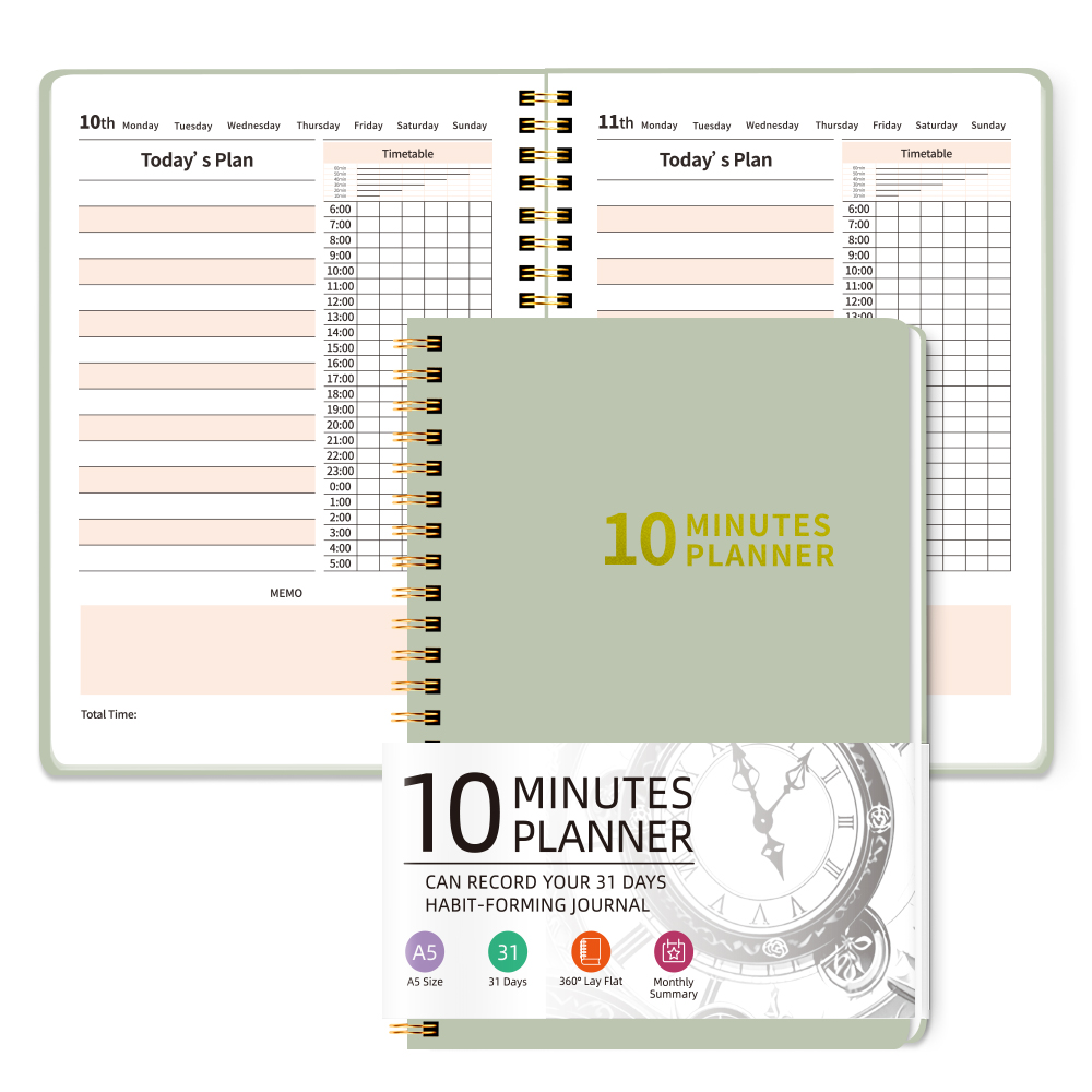 Baby Food List - 10 Minutes Planner A5 Daily Time