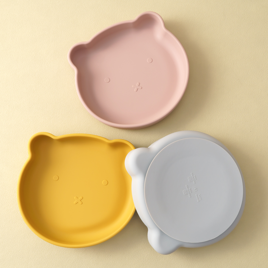 Baby Food Equipment - 1PC Silicone Baby Dishes Suction Dining