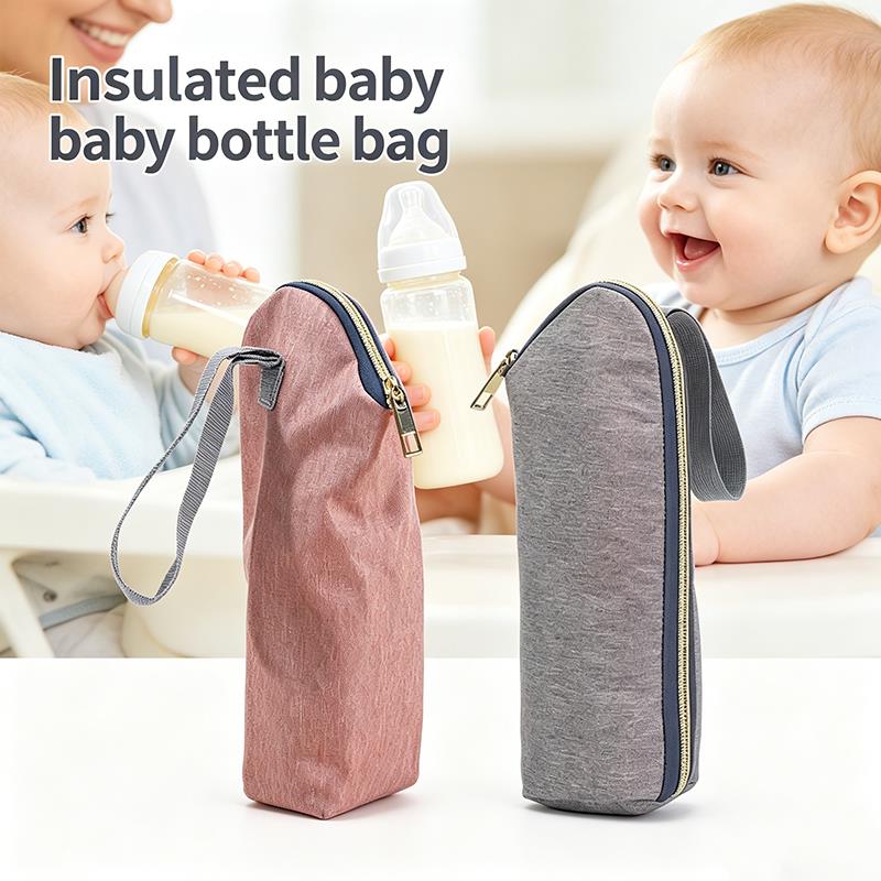 Baby Food Bottle - Portable Baby Bottle Insulated Bag, Zippered