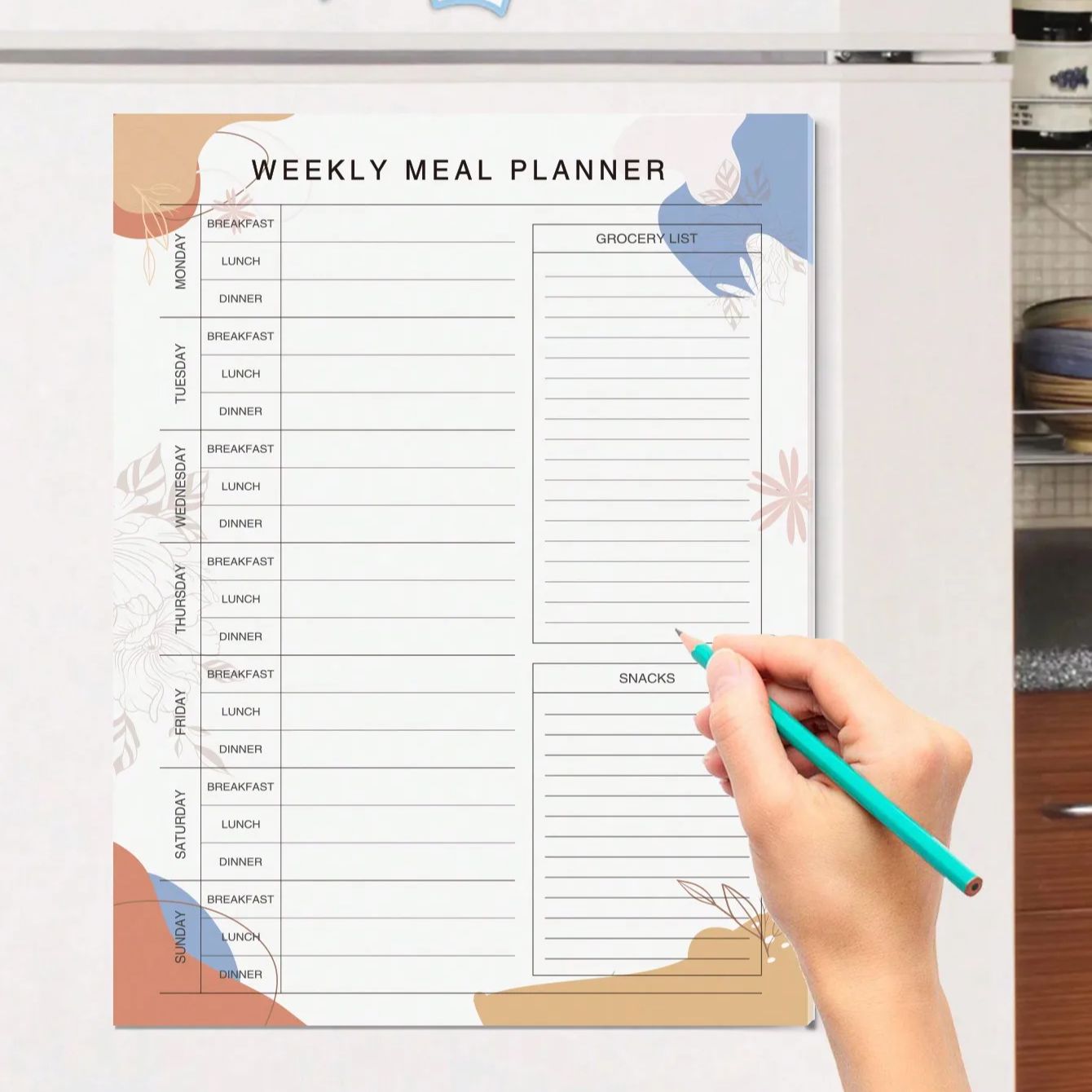 Weekly Meal Planner Pad for Fr - đánh giá và giá Baby Food List