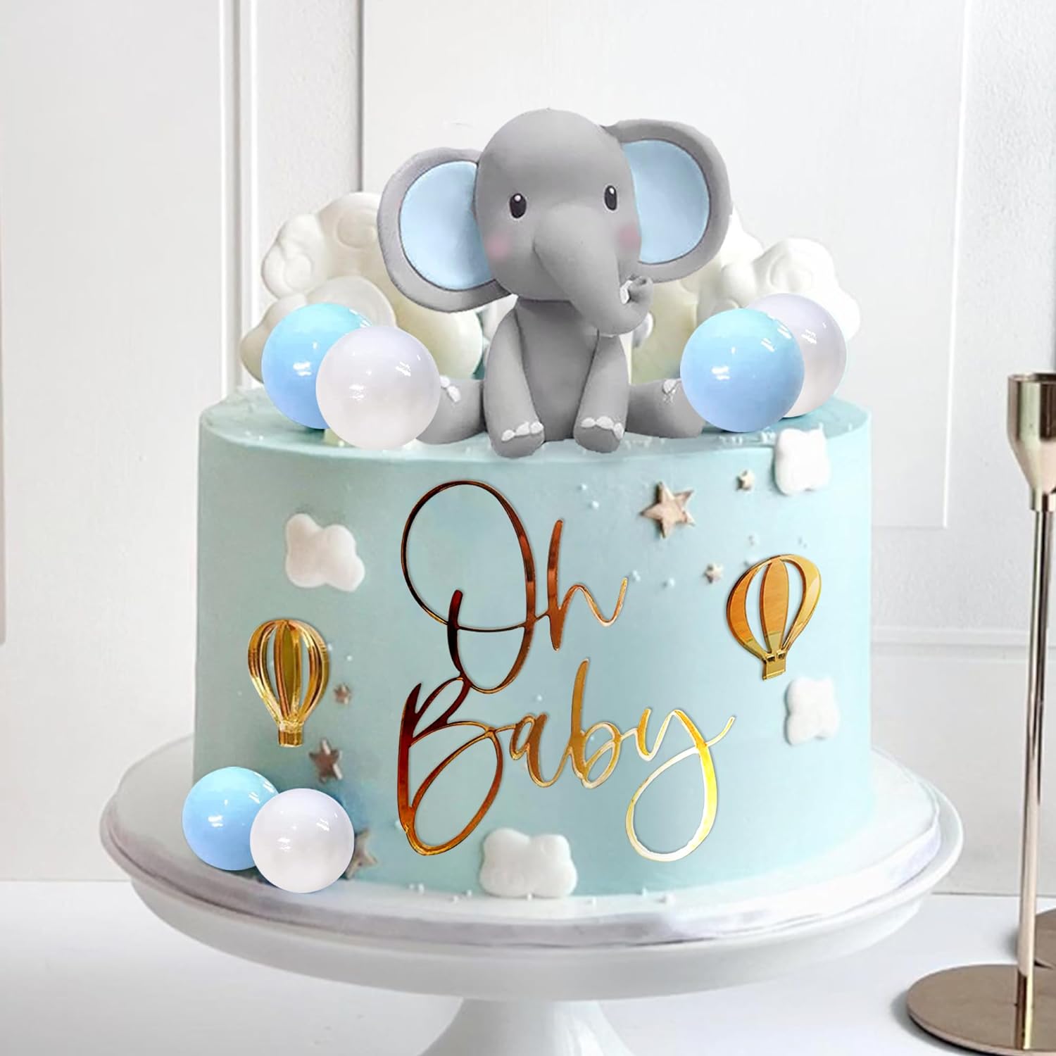 Elephant Cake Decoration Baby  - đánh giá và giá Baby Food Ideas
