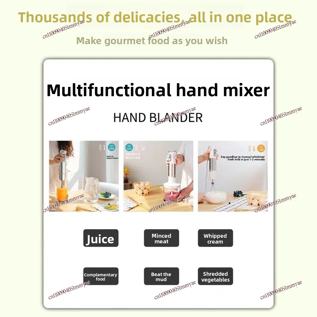 Handheld Cooking Stick Grinded - đánh giá và giá Baby Food Meat