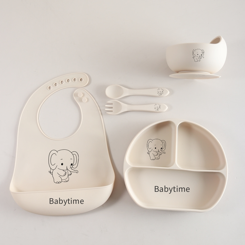 Laser Elephant Baby Utensils S - đánh giá và giá Baby Food Weaning
