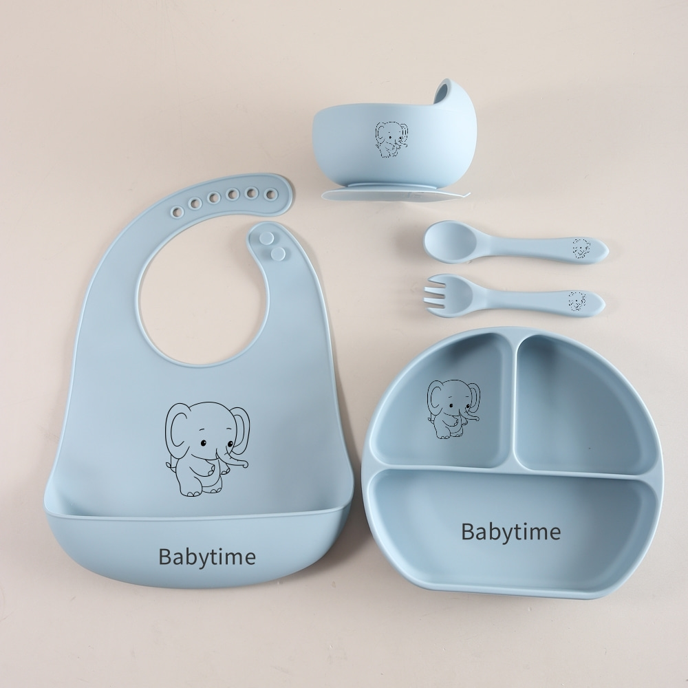 Laser Elephant Baby Utensils S - đánh giá và giá Baby Food Weaning