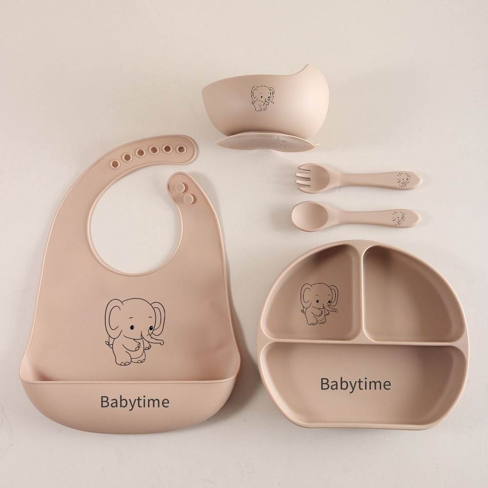 Laser Elephant Baby Utensils S - đánh giá và giá Baby Food Weaning