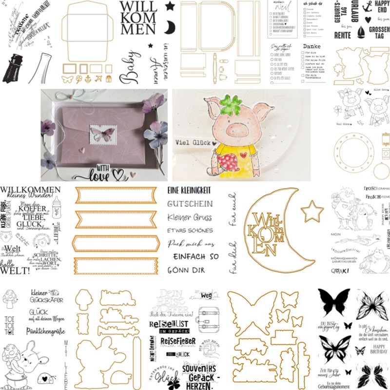 Baby Suitcase Stamps And Dies  - đánh giá và giá Baby Food Ideas