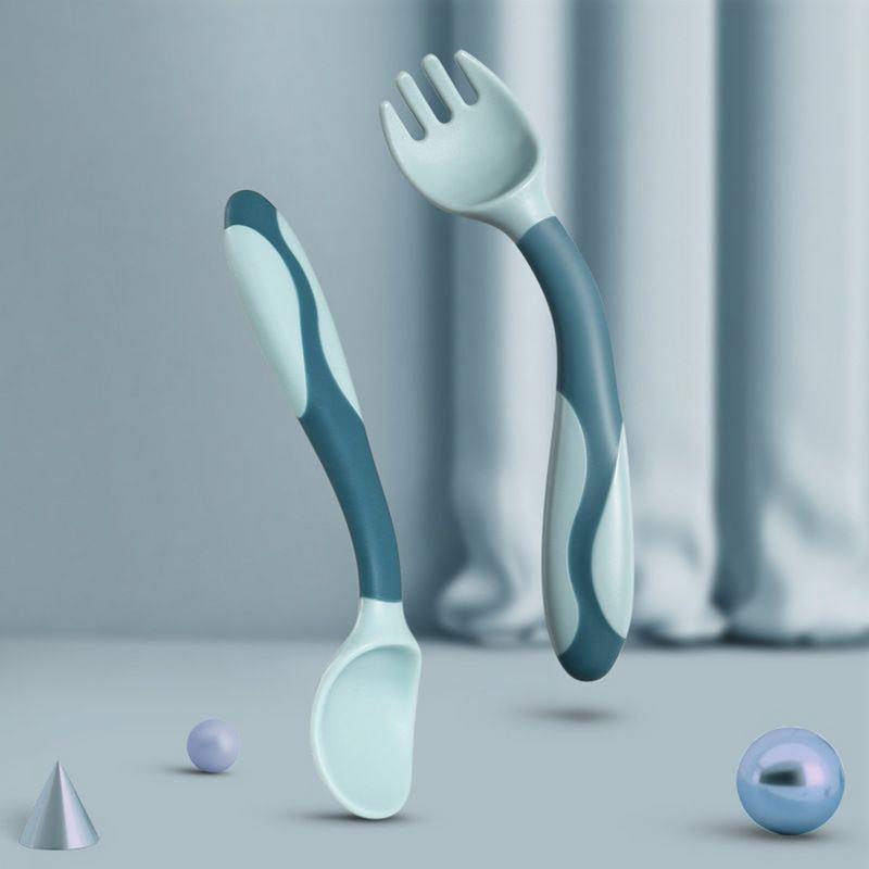 Baby Fork And Spoon Silicone F - đánh giá và giá Baby Food Weaning