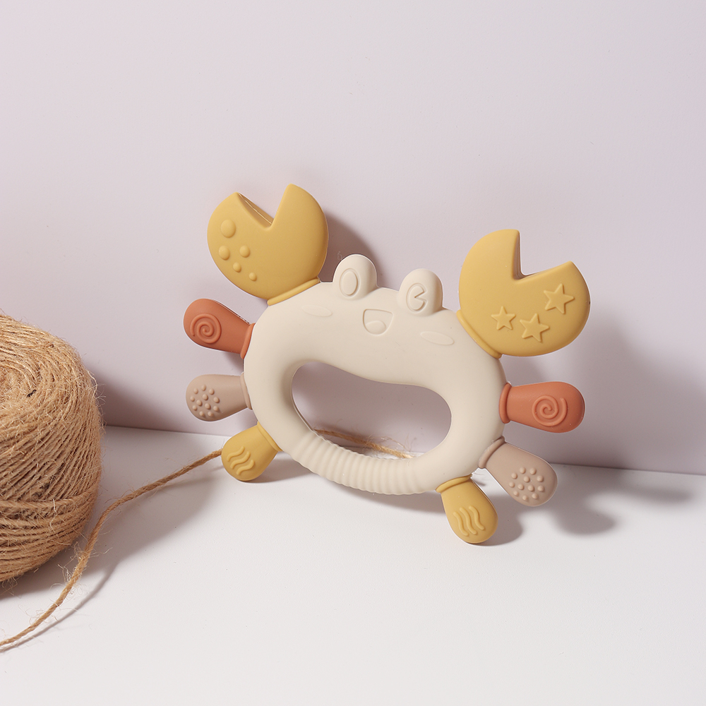 Crab-Shaped Baby Teether  Food - đánh giá và giá Baby Food Ideas