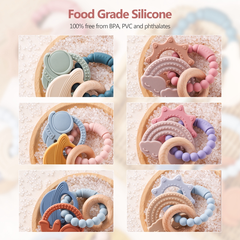 1pc Silicone Teether,Food Grad - đánh giá và giá Baby Food Ideas