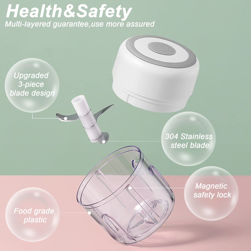 250ML Electric Garlic Grinder  - đánh giá và giá Baby Food Meat