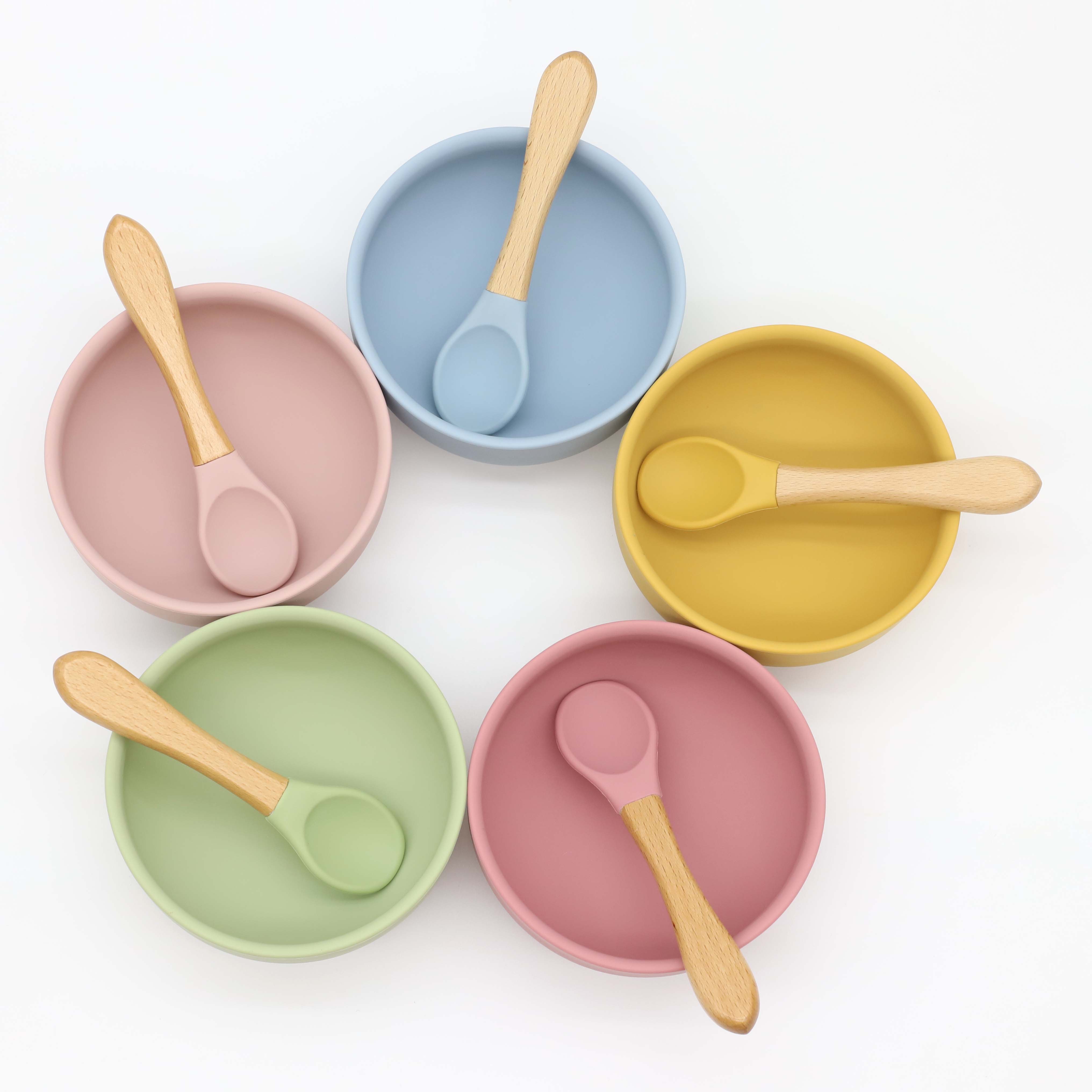 Silicone bowl with suction cup - đánh giá và giá Baby Food Equipment
