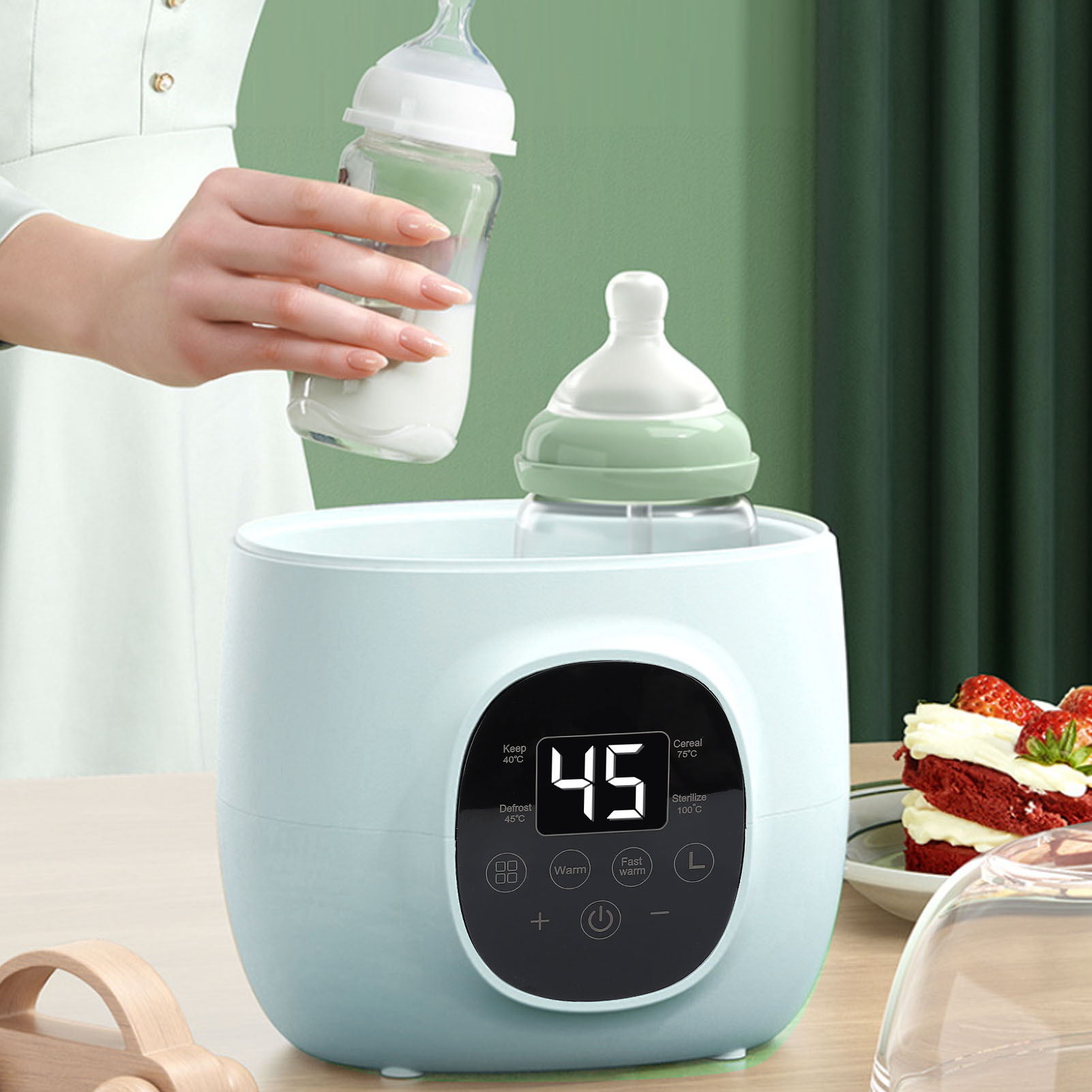 Baby Bottle Warmer 200W PP Mul - đánh giá và giá Baby Food Bottle