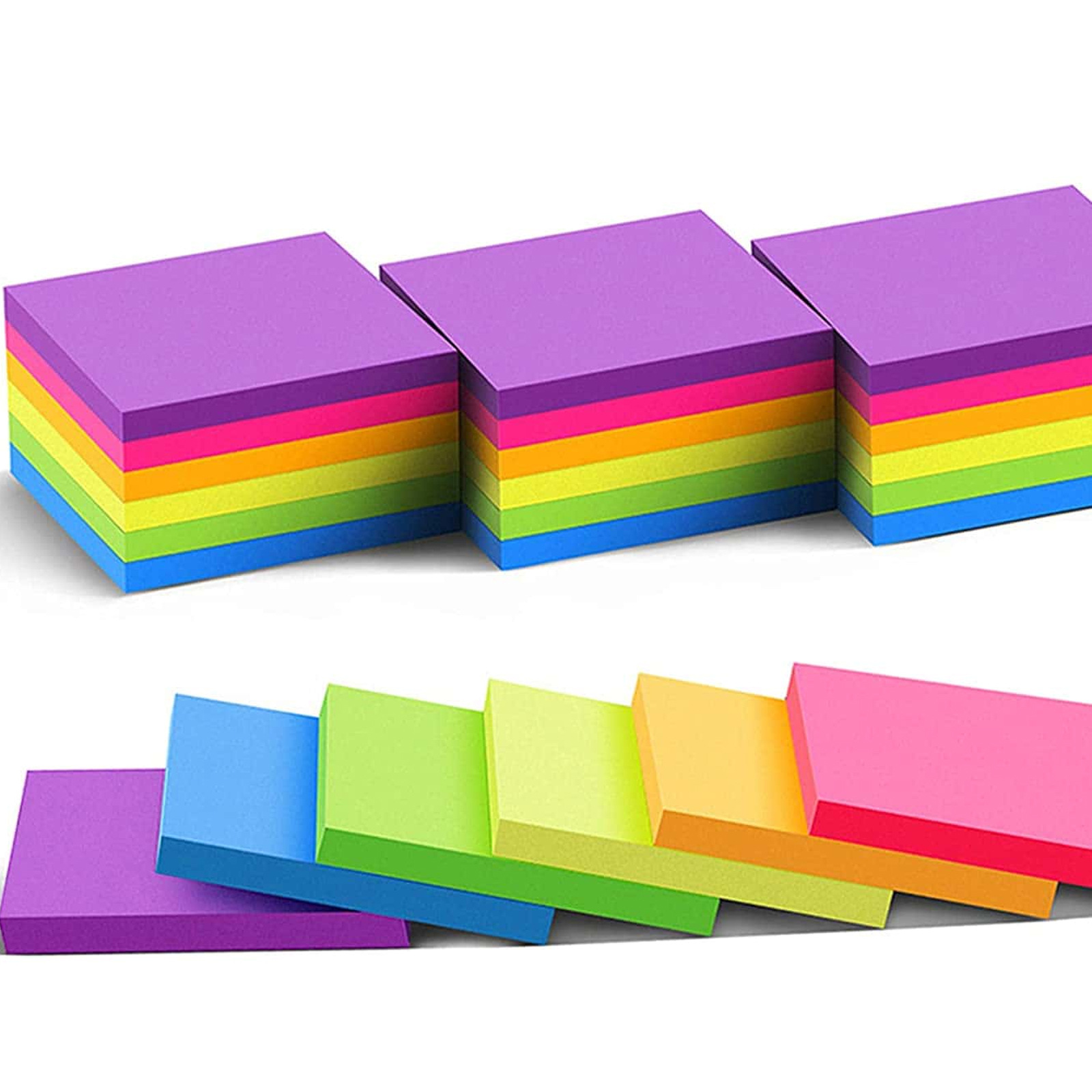 6 Pcs Fluorescent color 3*3inc - đánh giá và giá Baby Food List
